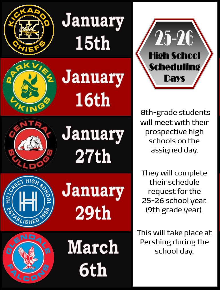  HS Scheduling Days